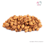 پسته اکبری برشته باربیکیو آریاپسته رفسنجان در پس زمینه سفید